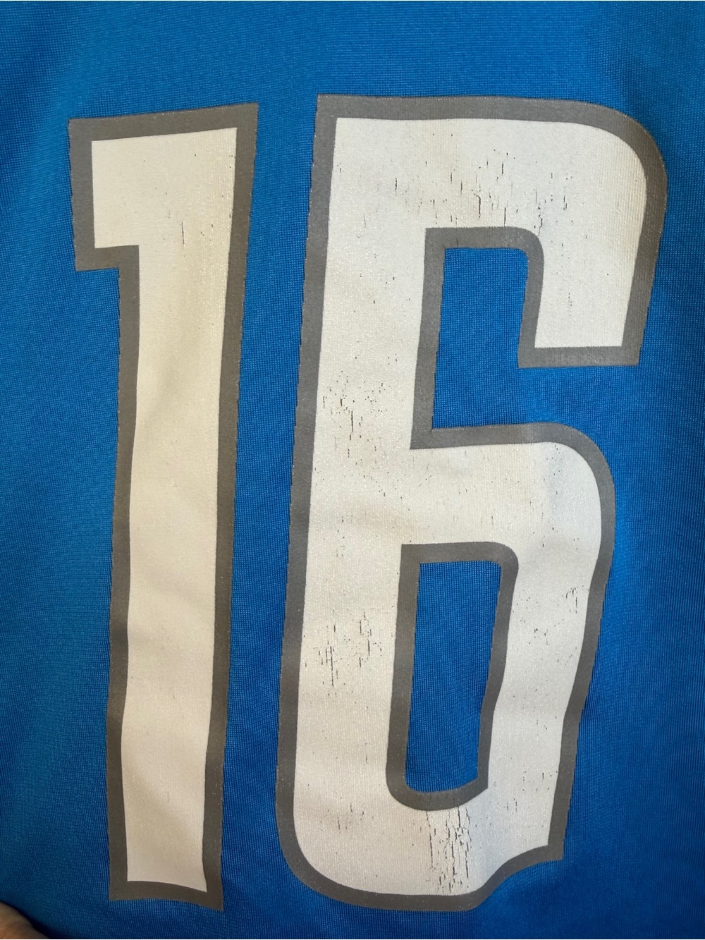 Detroit Lions Jared Goff #16 Nike Youth M 10/12 NFL Football Jersey Blue - Picture 9 of 16